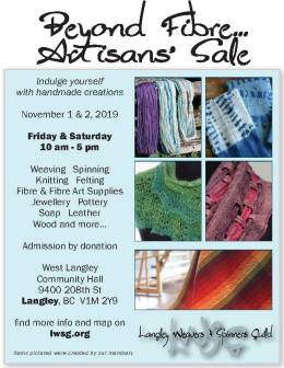Langley Weavers’ and Spinners’ Guild Annual Artisan Sale